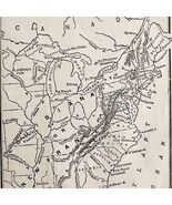 1904 Map Of The Thirteen Original English Colonies History Print DWN10F - $38.77 CAD