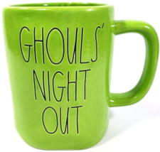 Rae Dunn by Magenta Ghouls Night Out Green Coffee Mug 4.75&quot; x 3.5&quot; NWT - £16.52 GBP