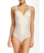 Joan Vass 4109 Molded Cup Bodysuit SZ M Nude - $34.12 CAD