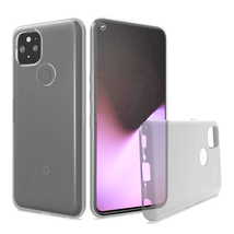 Cloudy White Tpu Gel Skin Flexible Skinny Case Cover For Google Pixel 5 - £4.59 GBP