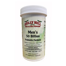 Holly Hill Health Foods Men&#39;s 50 Billion Probiotic Formula,60 Vegetarian... - $54.69