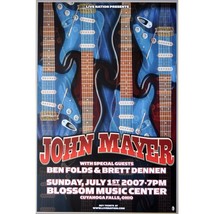 John Mayer &amp; Ben Folds Cuyahoga 2007 Concert Poster NEW 12.5x18.5 - $15.83