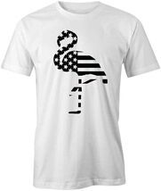 AMERICAN FLAG FLAMINGO TShirt Tee Short-Sleeved Cotton USA CLOTHING S1WS... - $15.14+