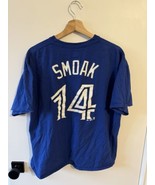 MENS XL Justin Smoak #14 Toronto Blue Jays Majestic T-Shirt - $27.06 CAD