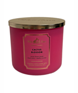 Bath & Body Works White Barn CACTUS BLOSSOM 3 Wick 14.5 Oz Scented Candle - $23.71