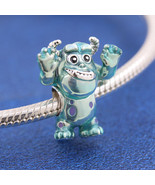 925 Sterling Silver Pixar Sulley Charm Bead - $24.68 CAD