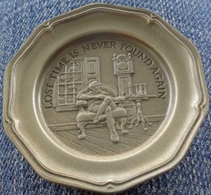 Lost Time Is Never... - Franklin MInt Miniature Collectible Plate - VGC BRONZE - £6.99 GBP