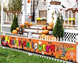 , Happy Halloween Banner For Outdoor - 120X20 Inch | Colorful Happy Hall... - $23.99