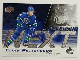 2019 - 2020 Elias Pettersson Upper Deck Next Generation Insert Hockey Card GN-3 - $5.99