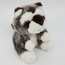 7&quot; Raccoon Gray Brown Sitting All Plush Soft Stuffed Animal Walmart Toy B306 - £9.48 GBP