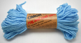 Vintage Caron Bulky Rug &amp; Craft Yarn - 1 Skein Color Sky Blue #0022 - $5.65