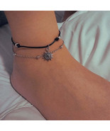 Vintage Boho Multi Layer Sun Anklet Ankle Bracelet - $24.42 CAD