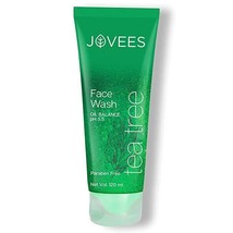 Jovees Herbal Tea Tree Oil Control Face Wash, 120ml (Pack of 1) E926 - £9.51 GBP