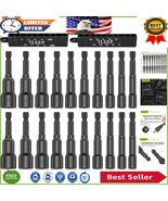 Durable 20-Piece Magnetic Power Nut Driver Set, 65MM for Professional Dr... - $627.56 MXN