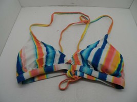 Adore Me Women&#39;s Bikini Top ADM16 White Tie Dye XL - $180.65 MXN