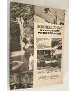 1971 Recreation Symposium Proceedings -NY College Forestry, National Sta... - £18.17 GBP