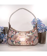 Brahmin Kyrie Multi Piaffe Snake Iridescent Leather Hobo Shoulder Bag NWT - $4,954.34 MXN