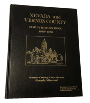 $125 Nevada Vernon County Family History Book 1855-1983 Vintage 80s Hardcover - £109.64 GBP