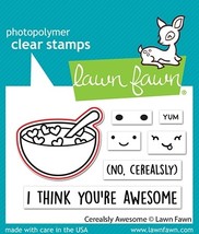 Lawn Cuts Custom Craft Die-Cerealsly Awesome - £5.55 GBP