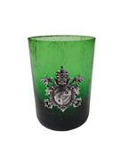 Vintage German Endelglas Wien Old Fashioned Green Bubbly Bar Glass Man Cave - $188.30 MXN