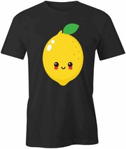 Happy Lemon T Shirt Tee Short-Sleeved Cotton Clothing Funny Humor S1BCA844 - £18.81 GBP+