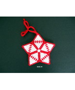 Plastic Canvas Star Tree Ornament - Handcrafted Holiday Ornament - Gift ... - $190.17 MXN
