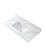 Montary 43x22&quot; Carrara Gold Sintered Stone Bathroom Vanity Top - $8,456.45 MXN