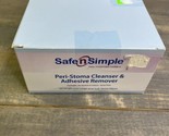 1 BOX (50) SAFE n SIMPLE SNS00550 Peri-Stoma Cleanser &amp; Adhesive Remover... - £8.70 GBP