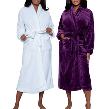 Women&#39;s Cozy Soft Leisure Comfortable Relaxing Warm Belted Plush Robe - £29.74 GBP+