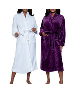 Women&#39;s Cozy Soft Leisure Comfortable Relaxing Warm Belted Plush Robe - $55.59 CAD