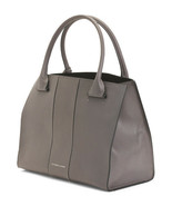 NWT ETIENNE AIGNER GRAY LEATHER LARGE CAREER TOTE BAG $328 - £215.47 GBP