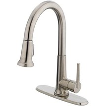 Homewerks Worldwide LLC-Import 3696-K3-C04-MC HP Nickle Single Kitchen Faucet - £115.51 GBP