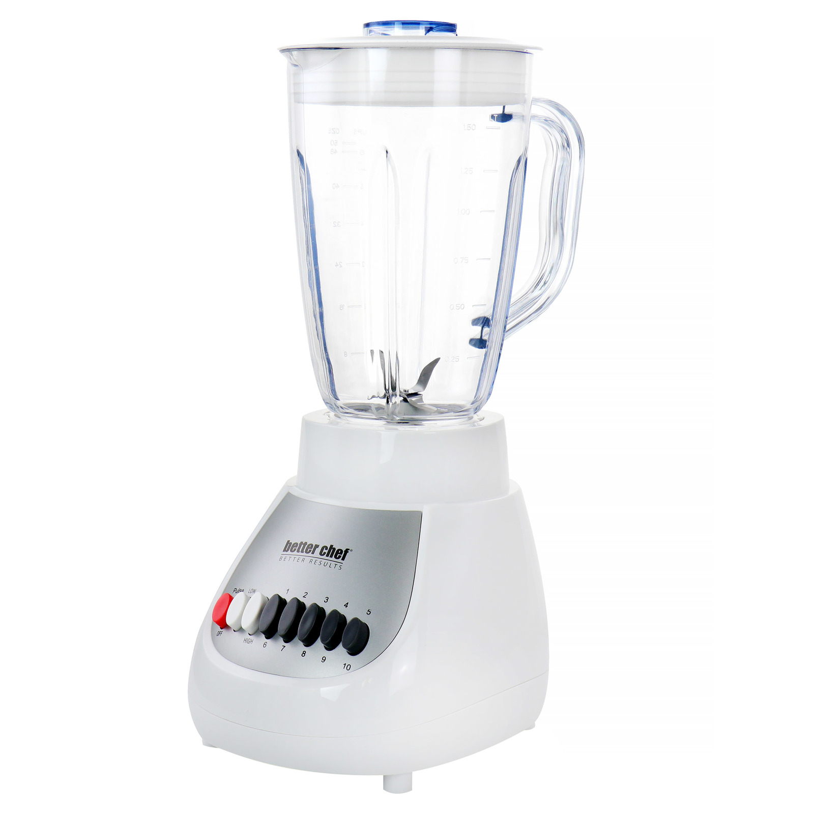 Better Chef 10 Speed 350 Watt Plastic Jar Blender in White - $61.95
