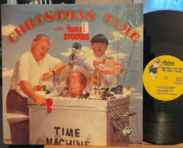 The Three Stooges Christmas Time With The Three Stooges Vinyl LP Rhino RNEP 606 - £9.25 GBP