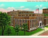 Beckley West Virginia WV Raleigh County Court House UNP Linen Postcard O13 - $4.90