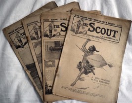 The Scout Magazine Rare c1912 5 X Issues Rare! - £72.14 GBP