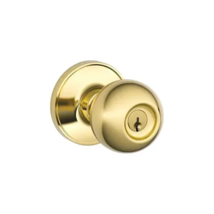 Schlage Residential J54CNA605 Entry Knobs Dexter Corona Bright Brass 1-3/4&quot; - $24.74