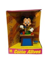 Kohner Come Alives Walt Disney Toy Figure vtg Mickey Mouse box spaghetti 1970s - £73.57 GBP