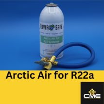 Envirosafe Arctic Air,  4 oz can, Refrigerant/Coolant Support, can &amp; hose - £29.52 GBP