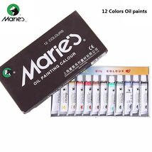 Marie's Oil Painting Colour ~ 12 Colours ~ Aluminum Tubes ~ Art. No: E1386 - $30.00