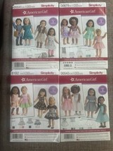 Simplicity American Girl Home Sewing Pattern For Dolls Lot Of 4 - £7.68 GBP