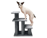 STEADY PAWS 3 STEP PET STAIR GRAY BRAND NEW - £28.93 GBP