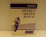 Suzuki Owner&#39;s Service Manual RM80  - $49.49