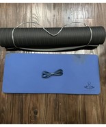 Heathyoga Eco Non Slip Yoga Mat Body Alignment System, 72&quot;x 2 with knee pad - £26.78 GBP
