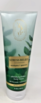 ALL NEW Eucalyptus Spearmint STRESS Body Cream 8 oz Bath &amp; Body Works - $277.82 MXN