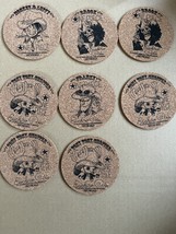 One Piece Natsucomi 2010 Cork Coaster Lot of 9 Luffy - $445.17 MXN