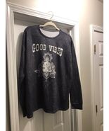 Women&#39;s Long Sleeve Acid Wash Black Long Sleeve iShirt - $19.99