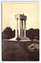 Postcard Soldiers Memorial, Crozer Park Chester Pennsylvania Vertical View PA - £2.95 GBP