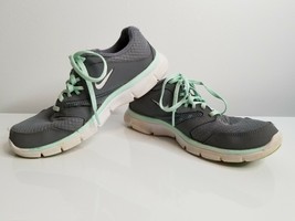 NIKE Womens Gray Seafoam Green 7.5 Running Tennis Shoes 652353-013 - £15.17 GBP