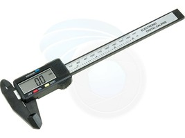 6inch 150mm Electronic Digital Caliper Ruler Carbon Fiber Vernier - £10.03 GBP